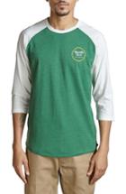 Men's Brixton Wheeler Graphic Baseball T-shirt, Size - Green