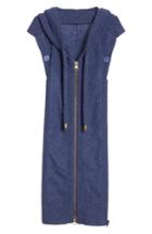 Women's Veronica Beard Storey Cashmere Dickey, Size - Blue