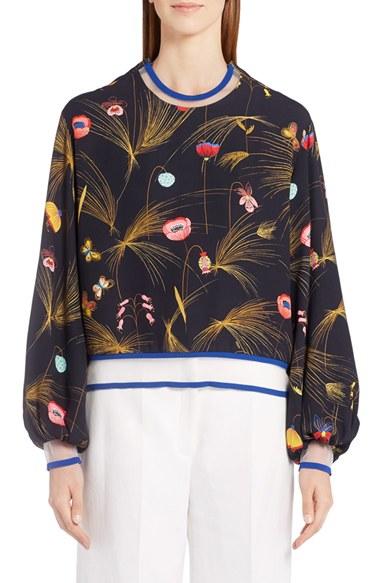 Women's Fendi Herbarium Print Blouse