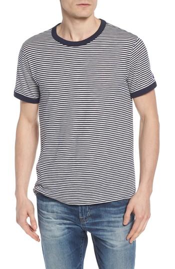 Men's Todd Snyder + Champion Stripe T-shirt - Blue