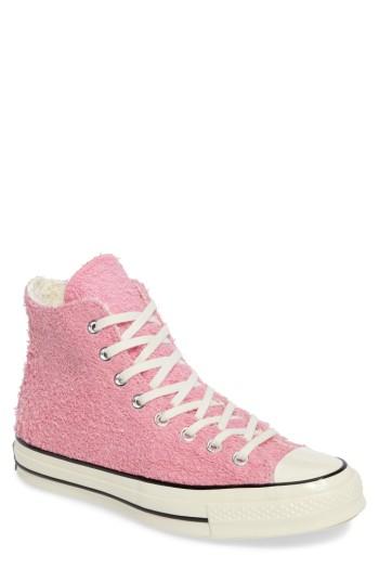 Men's Converse Chuck Taylor All Star Terry Cloth Hi Sneaker .5 M - Pink