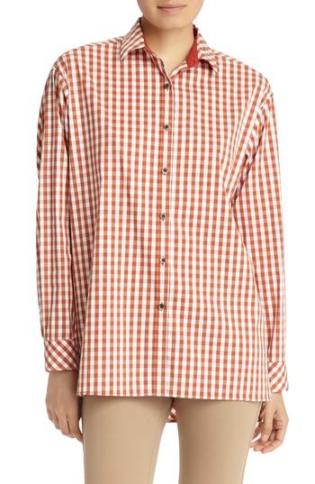 Women's Lafayette 148 New York Jessie Hampton Check Blouse