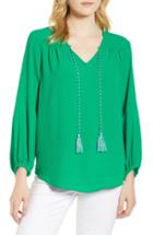 Women's Chaus Tie Neck Crepe Blouse