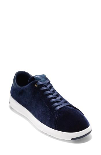 Women's Cole Haan Grandpro Tennis Shoe .5 B - Blue