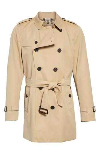 Men's Burberry Kensington Double Breasted Trench Coat Us / 54 Eu - Beige