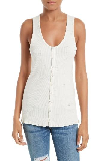 Women's Rag & Bone/jean Tyler Rib Tank - White