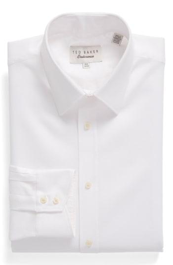 Men's Ted Baker London 'yaholo' Trim Fit Print Dress Shirt