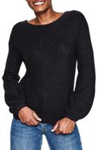 Women's Boden Francesca Ribbed Sweater - Black
