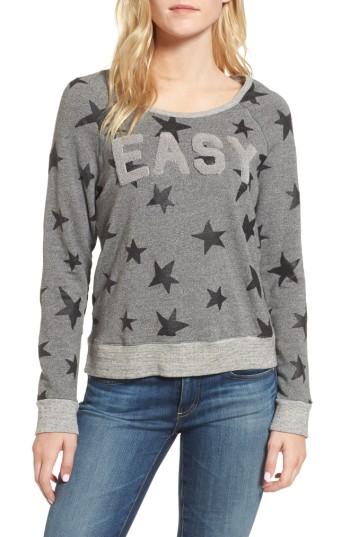 Women's Sundry Easy Crop Sweatshirt - Grey