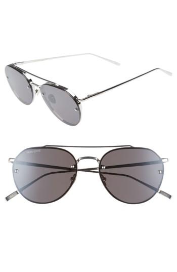 Women's Perverse 56mm Round Stainless Steel Aviator Sunglasses -