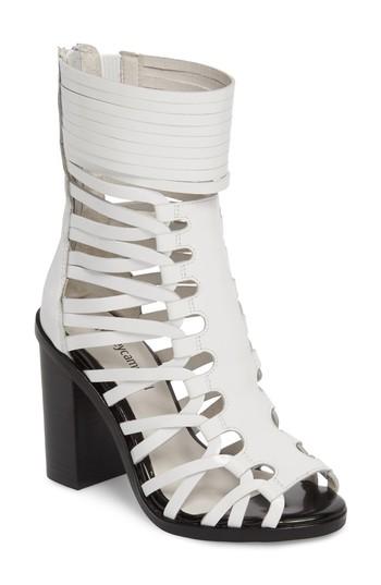 Women's Jeffrey Campbell Deportivo Strappy Bootie .5 M - White