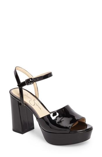 Women's Jessica Simpson Kerrick Platform Sandal .5 M - Black