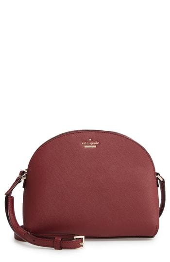 Kate Spade New York Cameron Street Large Hilli Leather Crossbody Bag - Red