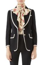 Women's Treasure & Bond Stripe Menswear Blazer - Brown