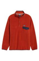 Men's Patagonia 'synchilla Snap-t' Pullover, Size - Red