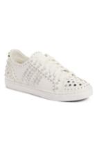 Women's Dolce Vita Zadie Studded Slip-on Sneaker .5 M - White
