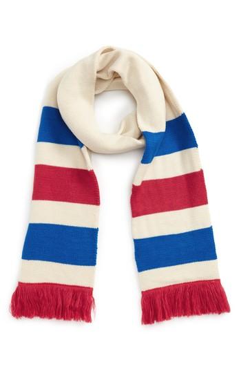 Women's Bp. Varsity Stripe Oblong Scarf, Size - Ivory