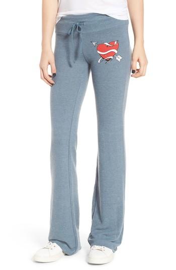 Women's Dream Scene Heart & Arrows Sweatpants, Size - Blue