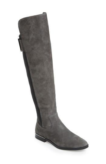 Women's Calvin Klein Priya Over The Knee Boot .5 M - Grey