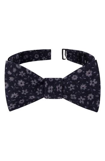 Men's Ted Baker London Wool Bow Tie, Size - Blue