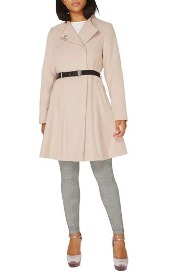 Women's Dorothy Perkins Skirted Coat Us / 8 Uk - Pink