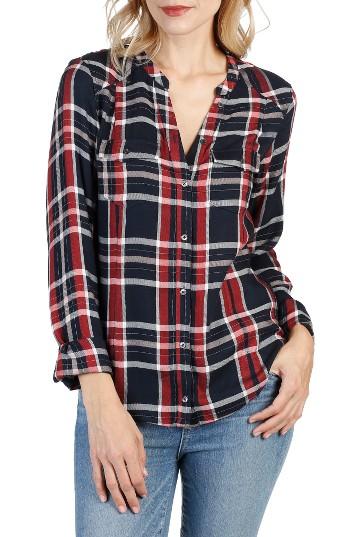 Women's Paige Julianne Plaid Shirt - Blue
