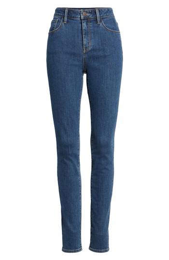 Women's Treasure & Bond Charity High Waist Skinny Jeans - Blue