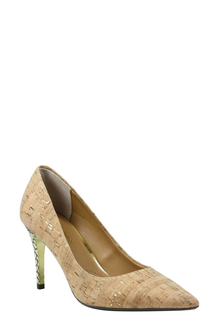 Women's J. Renee 'maressa' Pointy Toe Pump M - Beige