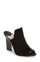 Women's Jimmy Choo Hustle Peep-toe Mule .5us / 37.5eu - Black