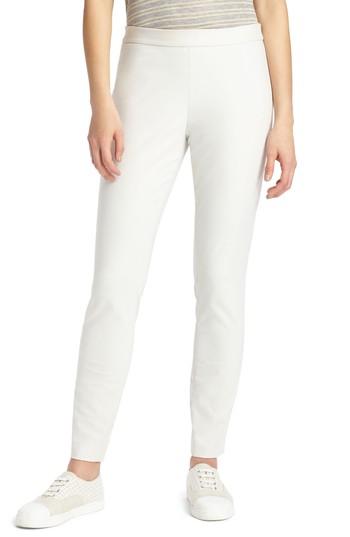 Women's Lafayette 148 New York Murray Crop Pants - Grey