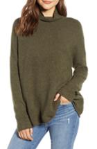 Women's French Connection Flossy Roll Neck Sweater - Green