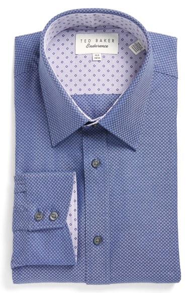 Men's Ted Baker London Trim Fit Texture Dress Shirt