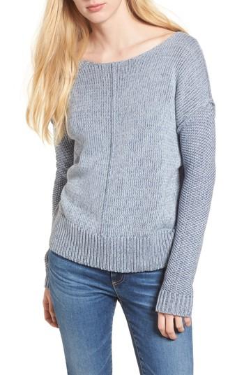 Women's Rebecca Minkoff Lola Reversible Twist Sweater, Size - Blue