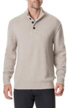 Men's Rodd & Gunn Kent Terrace Quarter Button Sweater - Brown
