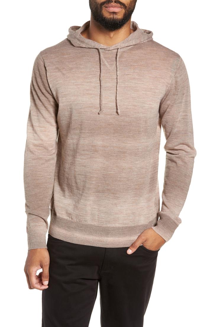 Men's Good Man Brand Space Dye Hoodie, Size - Beige