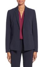 Women's T Tahari Jolie Stretch Woven Suit Jacket - Blue