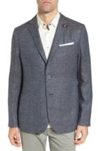 Men's Ted Baker London Cheea Trim Fit Mouline Sport Coat (m) - Blue