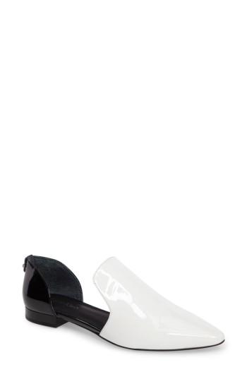 Women's Calvin Klein Edona Loafer Flat .5 M - White