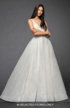 Women's Lazaro Yesi Shimmer Tulle Ballgown, Size In Store Only - Ivory