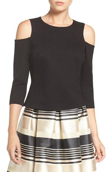 Women's Eliza J Cold Shoulder Top