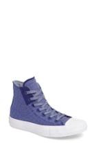 Women's Converse Chuck Taylor All Star Ii Basket Weave High Top Sneaker .5 M - Blue