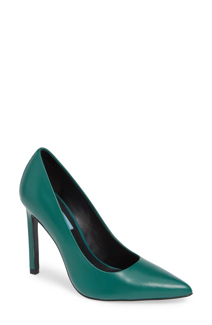 Women's Calvin Klein Jeans Paige Pointed Toe Pump .5 M - Green