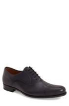 Men's Mezlan 'bonet' Perforatetd Cap Toe Oxford M - Black