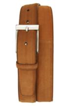 Men's Magnanni Ante Cabra Leather Belt - Cognac