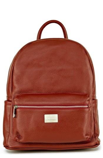 Men's Montezemolo Leather Backpack - Brown