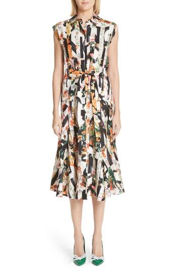 Women's Burberry Sacha Silk Dress Us / 34 It - Orange