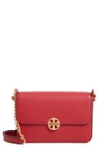 Tory Burch Chelsea Leather Crossbody Bag - Red