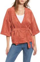 Women's Tularosa Rory Faux Suede Wrap Top