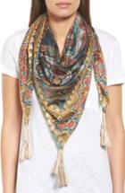 Women's Johnny Was Spezia Silk Scarf, Size - Blue