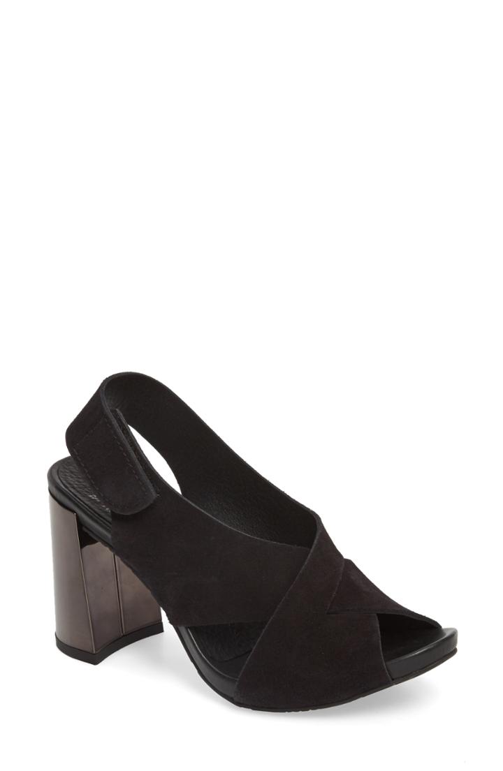 Women's Pedro Garcia Yomar Mirror Heel Sandal .5us / 35.5eu - Black